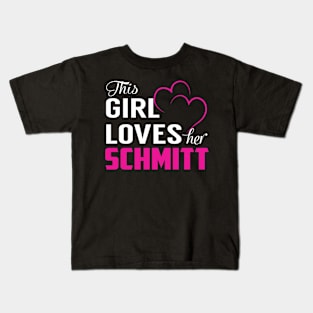 This Girl Loves Her SCHMITT Kids T-Shirt